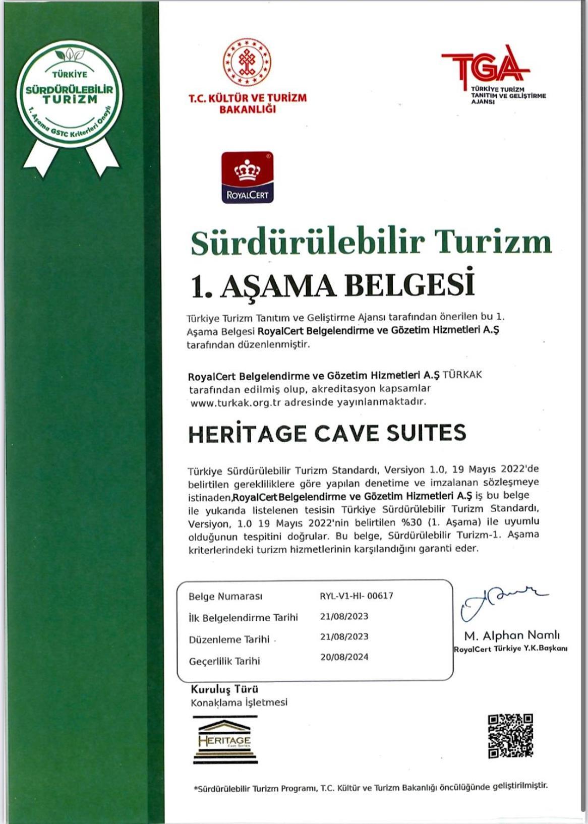 Heritage Cave Suites อูร์กุบ ภายนอก รูปภาพ
